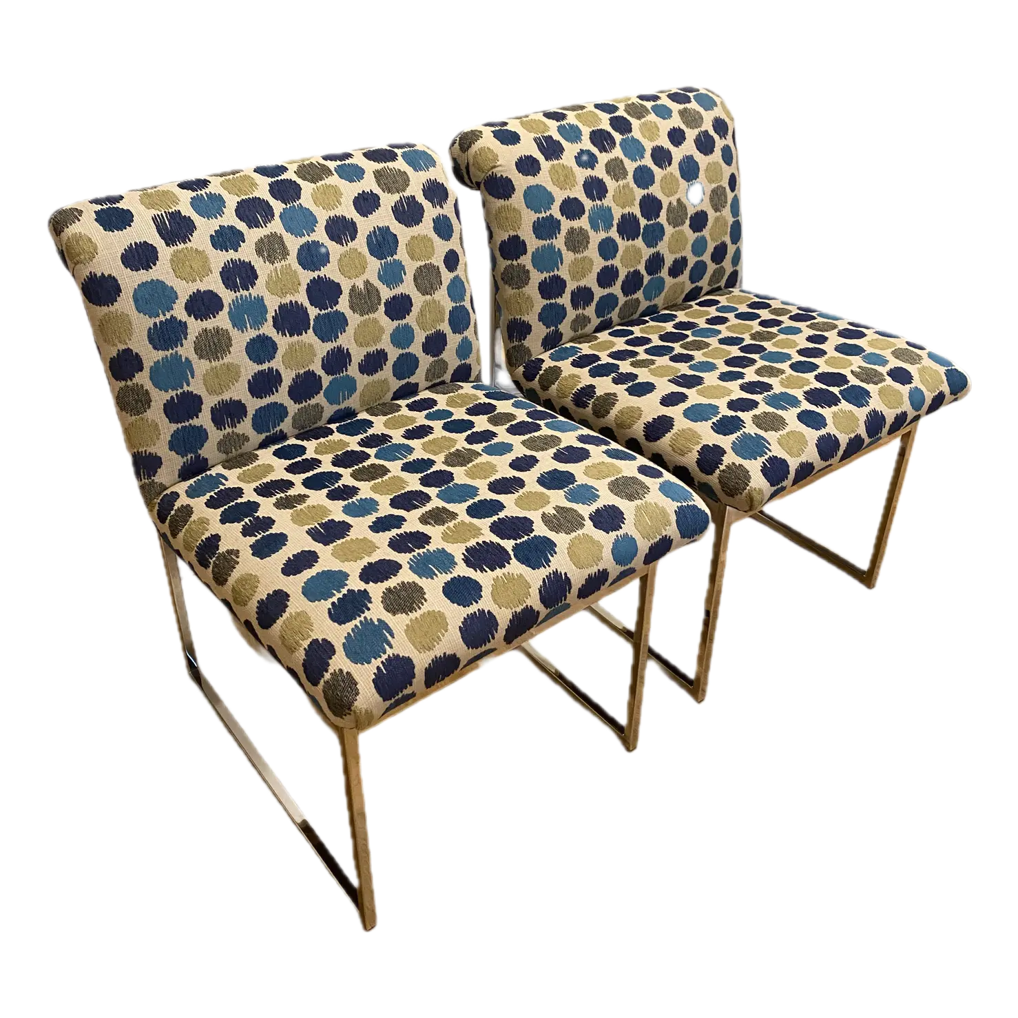 Mid 20th Century Mid-Century Milo Baughman Style Chairs - Set of 2