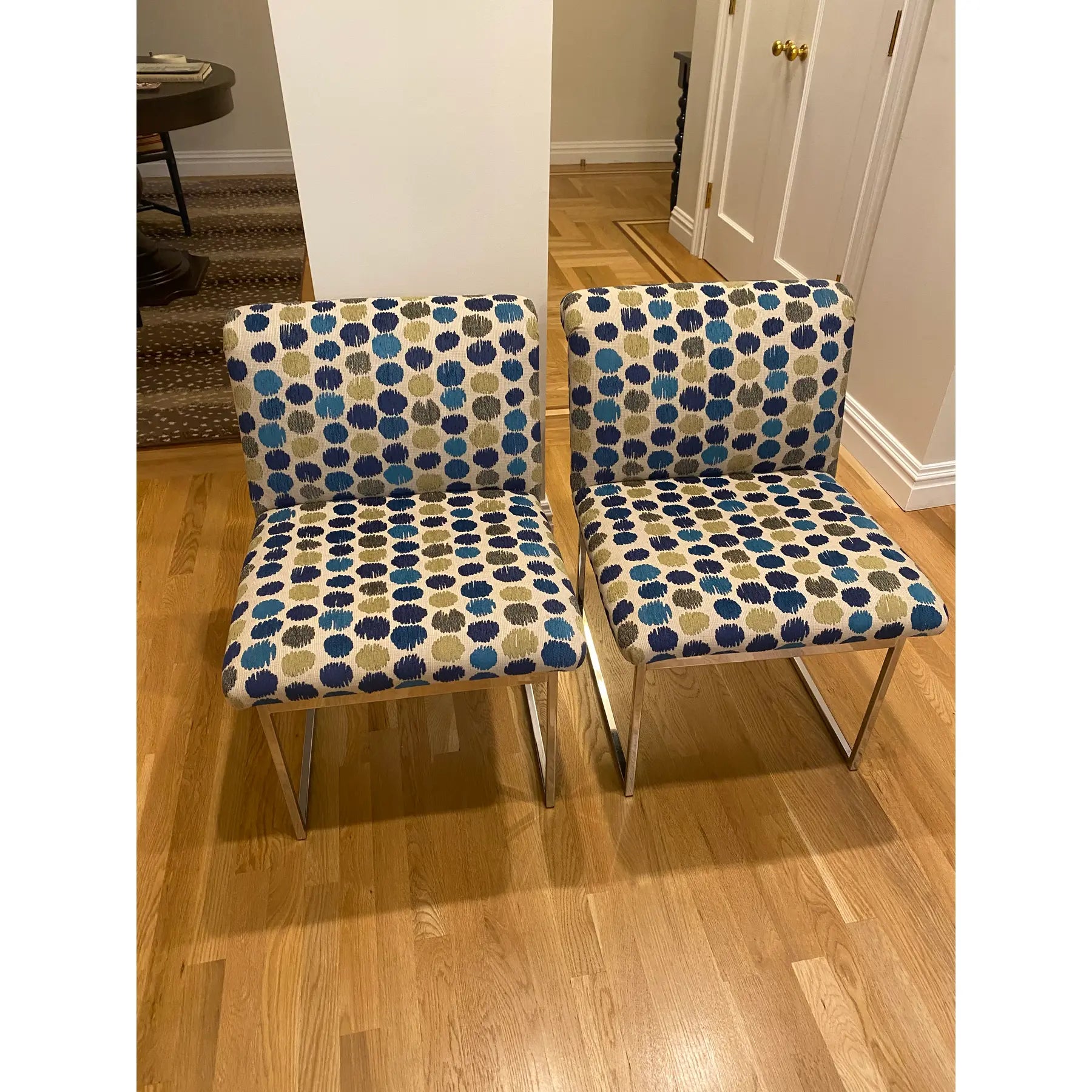 Mid 20th Century Mid-Century Milo Baughman Style Chairs - Set of 2