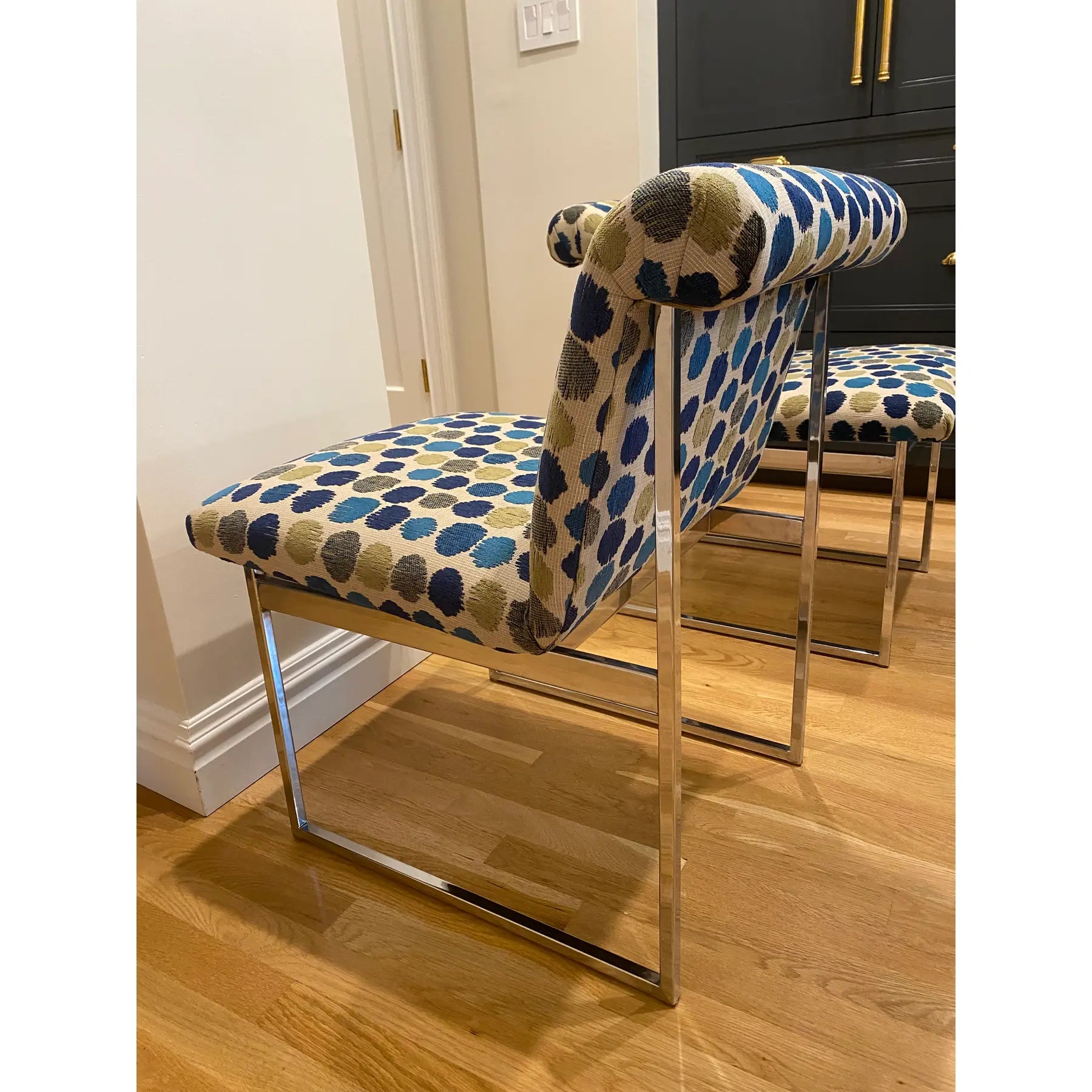 Mid 20th Century Mid-Century Milo Baughman Style Chairs - Set of 2